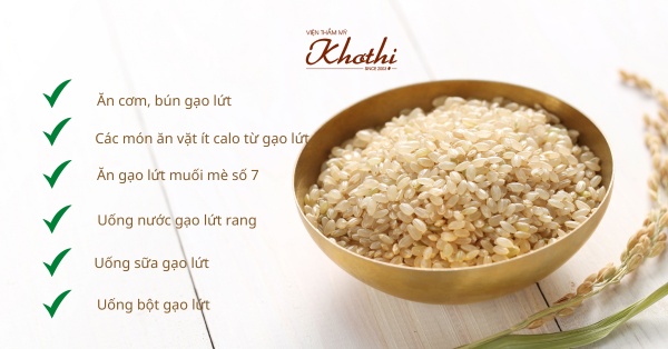 6 cách giảm cân bằng gạo lứt hiệu quả tại nhà